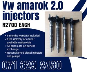 VW AMAROK 2.0 INJECTORS FOR SALE WITH WARRANTY INCLUDED 