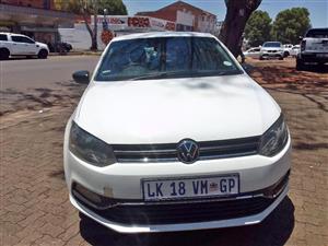 2016 VW POLO TSI 1.2 MANUAL PETROL WHITE COLOR  67,000KM