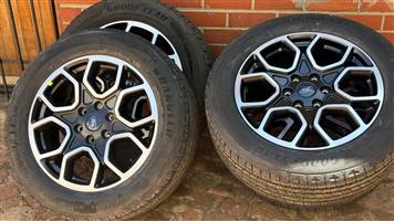 Ford ranger 20inch with Goodyear 255/55 R20 tyres