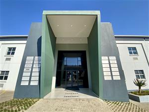 586m2 fitted unit at 1 River Road in Riverview Office Park.