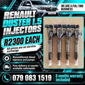 RENUALT DUSTER 1.5 INJECTORS FOR SALE 