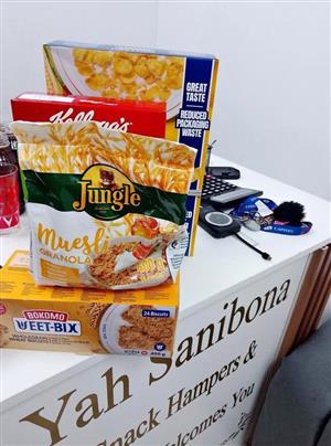 Cereal breakfast hamper