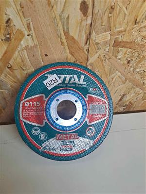 Brand New Total Tools Abrasive metal grinding disc 115x0.6mm