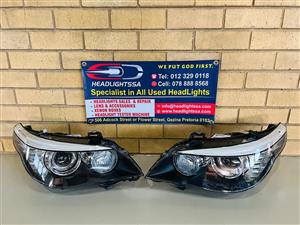 BMW E60 left and right side xenon headlights (AFS) 