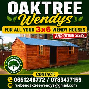 3m by 6m logcabin house and Guard huts