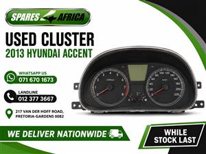 2013 HYUNDAI ACCENT USED CLUSTER