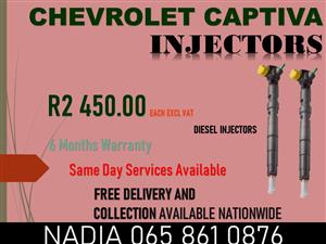 CHEVROLET CAPTIVA DIESEL INJECTORS FOR SALE 