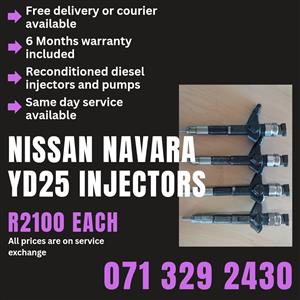 NISSAN  INJECTORS FOR SALE WITH WARRANTY 