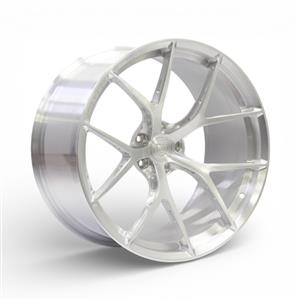 21″ CS Performance FB01 5/112 Brushed Silver Forged Aluminium Wheels