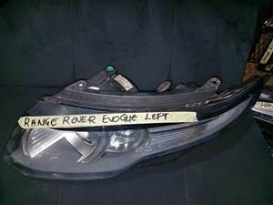 Range rover evoque left headlight
