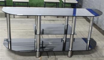 BLACK GLASS PLASMA STAND (S067526A)