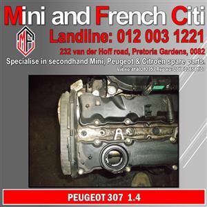 Peugeot 307 1.4 engine head block sumps used 
