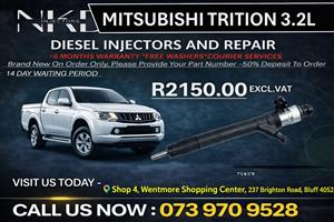 Mitsubishi Triton 3.2L Diesel Injectors 