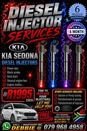 kia sedona bosch injetors