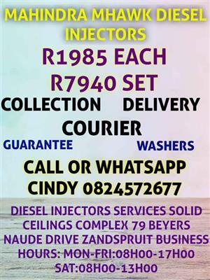 MAHINDRA MHAWK DIESEL INJECTORS FOR SALE