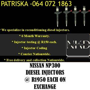 NISSAN NP300 DIESEL INJECTORS FOR SALE