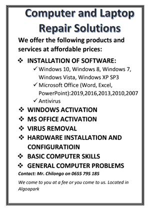 Computer and Laptop Solutions