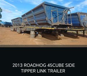 2013 Roadhog 45 cube side tipper trailer link
