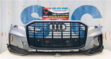 Audi Q7/SQ7 Quattro front bumper with spoiler and grill (2020-2022)