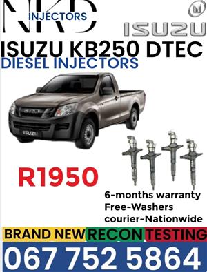 Isuzu KB250 Dtec Diesel injectors 