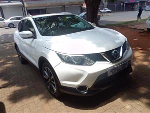 2015 NISSAN QASHQAI 1.2 ACCENTER DIG TURBO  WHITE COLOR/INTERIOR LEATHER/KEYLESS/SPAREKEY/ 93,