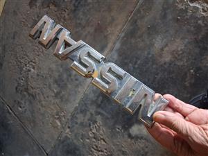 Nissan, bigger Nissan crome name
