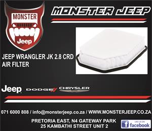 Jeep Wrangler JK 2.8 CRD Air Filter / Service parts 