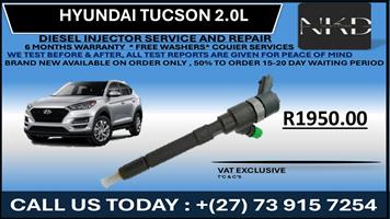 Hyundai Tucson 2.0L Diesel Injectors 