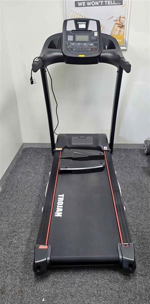 Trojan TR510 Treadmill in black.