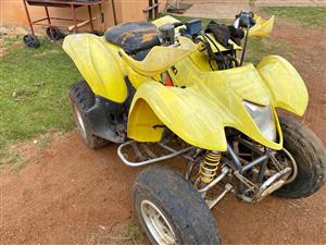 Suzuki LTZ 250 stripping for sale. Meyerton bike scrapyard new and secondhand spares.