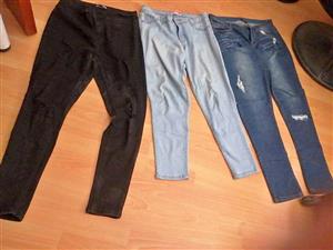 Jeans ladies size 36 x 3
