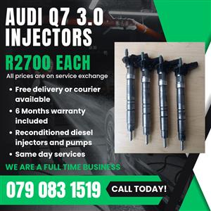 AUDI Q7 3.0 INJECTORS FOR SALE WITH WARRANTY 