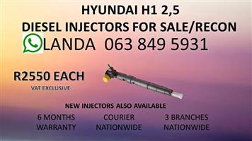 HYUNDAI H1 NEW AND RECON DIESEL INJECTORS 