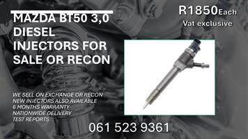 MAZDA BT50 DIESEL INJECTORS FOR SALE WITH TEST REPORTS