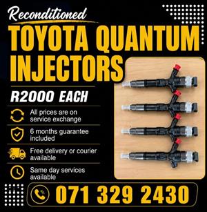 TOYOTA QUANTUM 2.5 INJECTORS FOR SALE WITH WARRANTY INCLUDED 