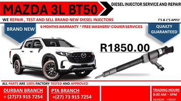 Mazda 3.0L BT50 Diesel Injectors 