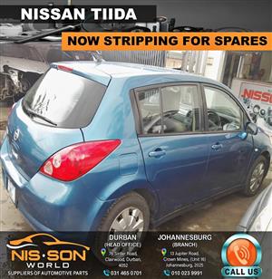 NISSAN TIIDA STRIPPING FOR SPARES