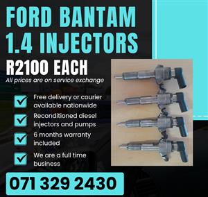 FORD BANTAM 1.4 INJECTORS FOR SALE WITH WARRANTY 