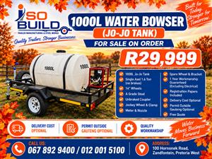 1000L Water Bowser (Jo Jo Tank) for sale