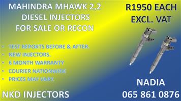 DIESEL INJECTORS FOR SALE FOR MAHINDRA MHAWK 2.2 NATIONWIDE