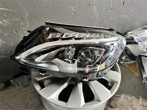 Mercedes Benz w205 headlights single xenon