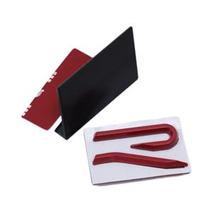 R Mk7 Red Silhouette Grille Badge