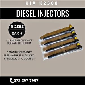 Kia K2500 Diesel Injectors for sale on service exchange or to recon