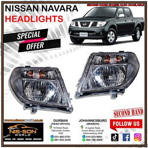 NISSAN NAVARA HEADLIGHTS