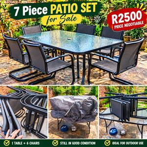 7 piece patio set