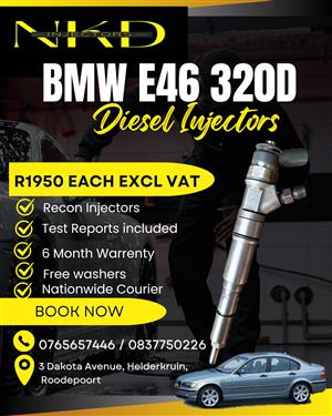 BMW E46 320D DIESEL INJECTORS FOR SALE