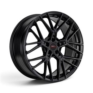 19″ A-Line Picasso 5×108 Silk Black Alloy Wheels
