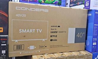 Condere 40 inch smart TV  PAYMENT CONFIRMS YOUR ORDER contact for price