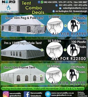 Tent Combo Packages
