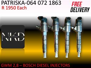 GWM 2,8 DIESEL INJECTORS